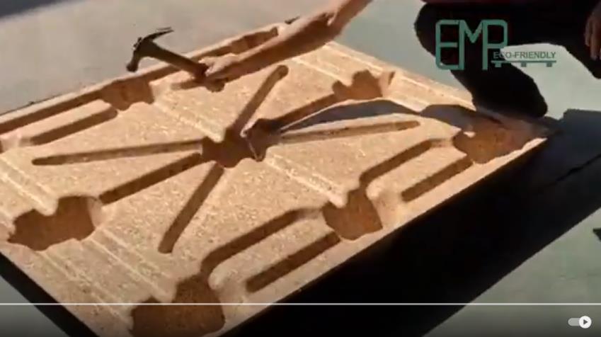 Unbreakable presswood pallet