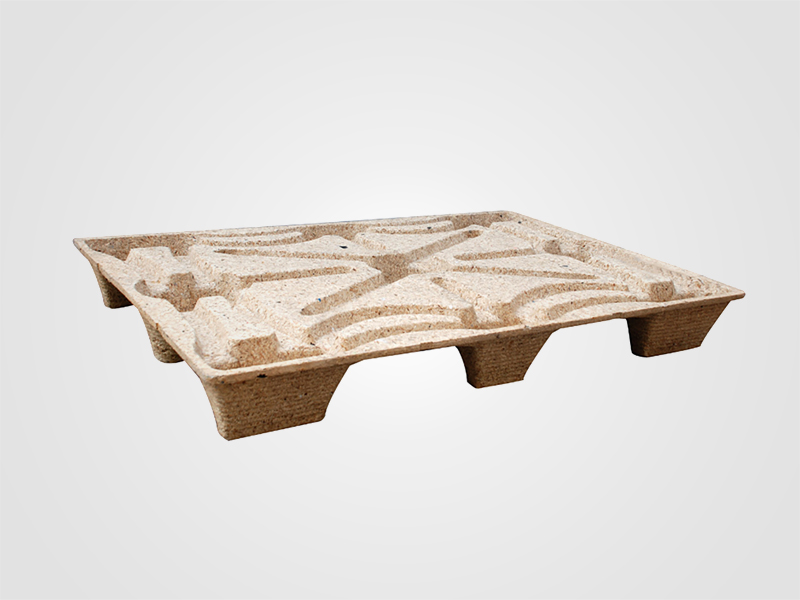 compressed wood pallet