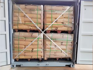 Compressed wood pallet