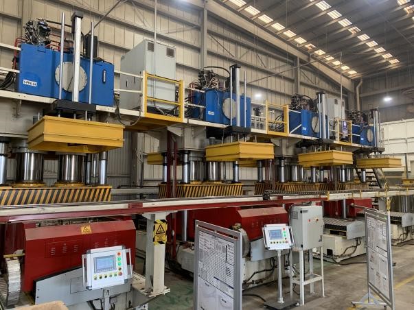 Automated molding line | Presswood pallet production machinery | Reliable B2B equipment for pallet manufacturing