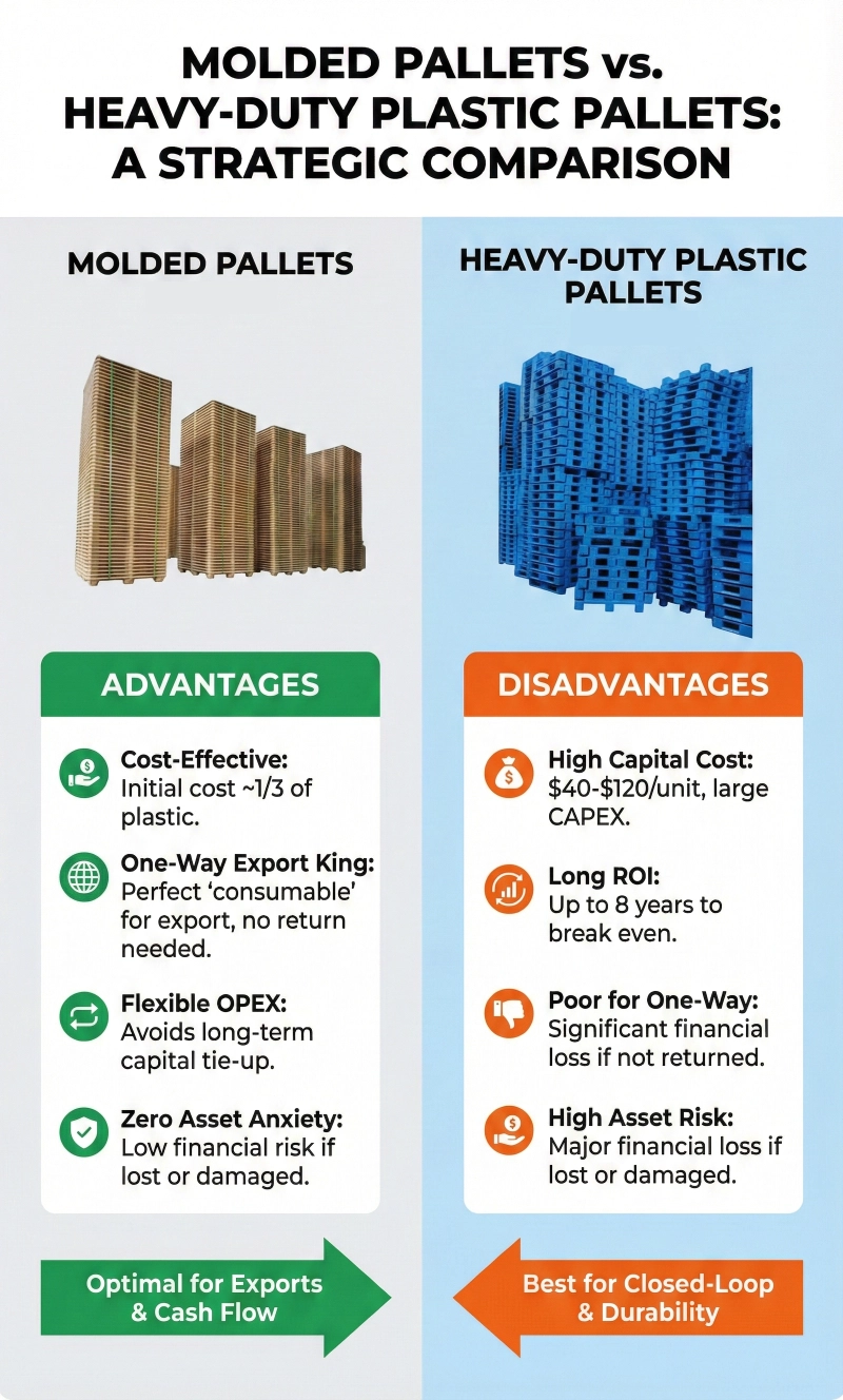 pressed wood pallet